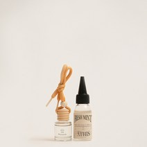 에이디스 차량용 천연디퓨저 천연방향제 차량용 디퓨져 방향제 30ml*2 걸이형, 굿모닝(시트러스)