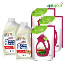 아토세이프 액체 세탁 세제 1.8L 3개+다운워시 점퍼 패딩 이불 전용세제 구스 1.13L 2개, 단품없음