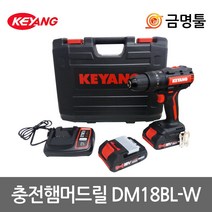 계양 DM18BL-W 충전햄머드릴 18V 2.0AH 2팩 DDH-1802L-2C후속 BL모터
