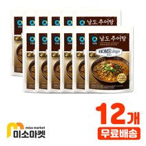 청정원 남도추어탕 450g, 12개