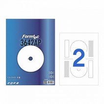 [폼텍] 라벨지IS-3642AP CD/DVD라벨/권, [1050340]단일상품