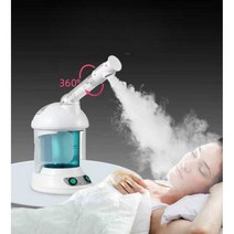 미용실 헤어스팀기 페이스미스트 오존 스파 영양케어, 핫스프레이 페이셜 스티머+휴대용 콜드스프레이