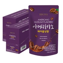 브론스 아메리카노 헤이즐넛향 190mlx20팩