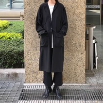 봄과 여름 신작 뚱녀 큰 사이즈 얇은 후드 윈드 브레이커 일본식 게으른 캐주얼 루즈하고 얇은 트렌디 캐주얼 중장 코트