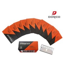 필맙 포켓헤라&도루코칼날 옵션별 그리들청소 인덕션칼 가스렌지청소 줄눈정리 껌칼 밀칼, 도루코단면도10pcs