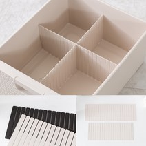 더홈 그리드 플라스틱 서랍장 칸막이, 1개, 01.아이보리
