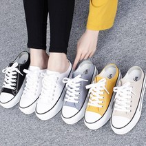 더힐 캔버스 여성 운동화 스니커즈 슬립온 블로퍼 3.5cm 5color sjcnk naomi