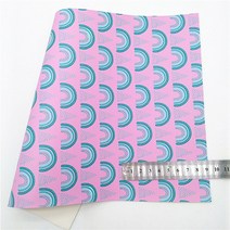레인보우 Chunky 반짝이 가죽 인어 표범 합성 비닐 시트 활에 대 한 DIY 21x29CM Q804, 14 15