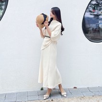 우아핏 케이프 플레어스커트 셋업 투피스 세트 (3color)