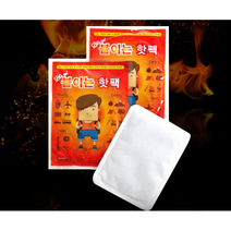 미니 발에 붙이는 포켓형 파스형 핫팩 100매입, 발핫팩