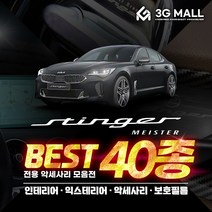 [3G MALL] 스팅어 마이스터 차량용품 튜닝 악세사리, 13_B필러_알루미늄몰딩