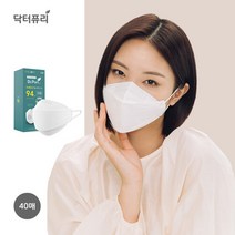 닥터퓨리 [닥터퓨리] KF94 화이트 입체형 마스크 20매 x 2개, 소형 2입
