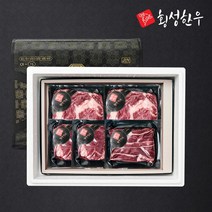 [횡성한우] 1등급이상 명품 구이혼합 선물세트 3호 1kg (등 불 국), 단품