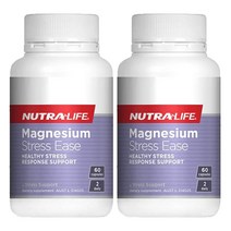 뉴트라라이프(Nutra-Life) 뉴트라라이프 마그네슘 스트레스 이즈 60 캡슐 X 2개, 120캡슐, 1세트