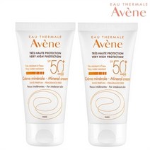 아벤느 선 미네랄 크림 SPF50+ 50ml+50ml
