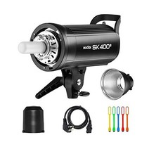 고독스 SK400II 400Ws 사진 스튜디오 스트로브 플래시 모노라이트 라이트 Bowens 마운트 및 램프 헤드 150W 모델링 램프 110V