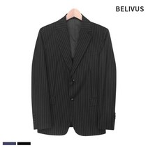빌리버스 남성 자켓 BAX033 남자 스트라이프 블레이저 정장 캐주얼 아우터