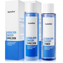 데이멜로우 데이멜로우 아쿠알론 워터리 대용량 토너+에멀전 300ml 세트 (스킨 로션), {AA3}데이멜로우 스킨 x 2개