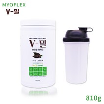 식물성단백질 쉐이크 브이밀 프로틴 파우더 자연재료 100% 단백질 시깅섬유 브로멜라인 효소 비타민 채식 비건 단백질보충제 GMO 식약처 해썹인증, 그레인 810g