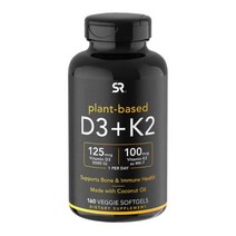 스포츠리서치 D3+K2 대용량 160정, 1개
