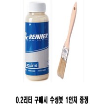 [RENNER] 레너바니쉬(무광 반광 유광)실내용바니쉬 200ml (수성붓 증정), 유광, 1개