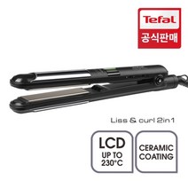 테팔 헤어스트레이트너 리스앤컬 투인원 HS4210, 없음