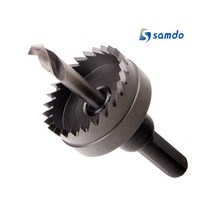 국산 홀캇타 하이스 HSS 12mm~44mm 까지 홀쏘 홀쇼 홀소 바이메탈 홀카타 홀커터 홀컷터 목공드릴 금속 판재 철판 드릴 날 구멍 홀 뚫기, 삼도 홀캇타 22mm