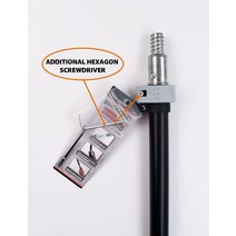ROLLINGDOG 페인트 롤러 연장 폴 - 스레드 폴이 있는 텔레스코핑 핸들.. 정품보장, 4ft Extension Pole