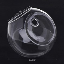 벽걸이어항 glass vase wall hanging hydroponic terrarium fish tanks potted plant flower pot, 8cm