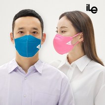iLe 국산 빨아쓰는 친환경 항균 새부리형 재사용 쿨링 쿼드 송가인 여름 마스크, 플라밍고, M/S