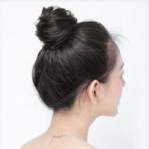 똥머리 가발 면접 승, 1똥머리-라이트브라운