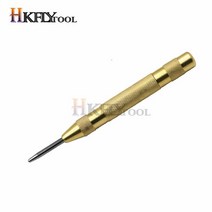 5인치 자동 센터 핀 펀치 스프링 장착 마킹 시작 구멍 도구 목재 프레스 덴, 01 YELLOW