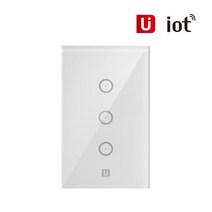 유아이오티 UIOT-SW30S 홈IOT 3구 스마트 벽스위치 _ 20230125EA, 쿠팡 1, 쿠팡 본상품선택