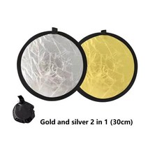 촬영용 확산판 반사판 조명판 크로마키 Mcoplus 30cm 60cm 80cm 5 in1 Reflector Photography Collapsible Portable Light D, [05] 30CM 2 in1, 05 30CM 2 in1, 1개