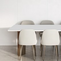 양면 가죽 방수 식탁보 모서리라운딩 5mm, 그레이 + 화이트, 100 x 210 cm
