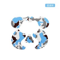 동결 방지 운동 요법 테이프 겨울 야외 스포츠용 얼굴, [02] Blue camo Adult