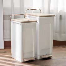 가정 화장실 사무실 인테리어 페달 휴지통 15L 20L 휴지통 페달휴지통 쓰레기통 무소음휴지통 사무실휴지통 화장실휴지통 가정용휴지통 15L휴지통 20L휴지통 인테, 노블페달휴지통 15L (베이지)