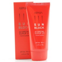 포유 UV 선크림 70g 끈적임 없는 순한 선블록, 단일제품