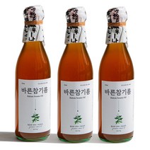푸드마실 바른 참기름, 3개, 350ml