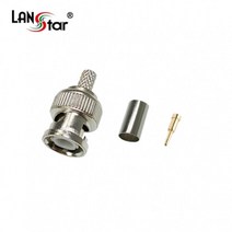 랜스타 RG59 BNC 커넥터 콘넥터 툴용 외4.5mm 내6.5mm LS-CON-RG59 20121 변환 젠더