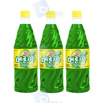 오뚜기 메론시럽 1kg 3병 슬러시 원액 과일맛시럽