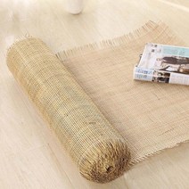 라탄케인 바구니 라탄 원단 인도네시아 천연 진짜 등나무 고리 버들 지팡이 웨빙 가구 의자 테이블 천장 스, 04 D_01 40x20cm