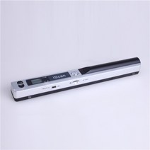 휴대용 소형 스캐너 무선 USB 핸드스캐너 문서 사진 간편 복사, 은색