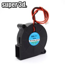 501540104020 12V24V 냉각 터보 팬 브러시리스 3D 프린터 부품 압출기 DC 쿨러 송풍기 부품용 2Pin 검정색 플라스틱 팬, 4010, 5V