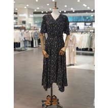 써스데이아일랜드 브이넥 패턴 원피스 T224MOP262W(2118561)