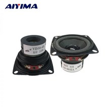 AIYIMA 2Pcs 미니 오디오 휴대용 스피커 홈 시어터 사운드 시스템에 대 한 8 옴 10W 전체 범위 멀티미디어 DIY, CHINA_4 Ohm Speaker