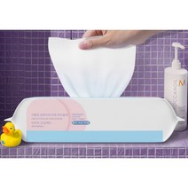 더 도톰한 순면 페이스타올 각티슈 일회용 미용타올 미용티슈 2팩
