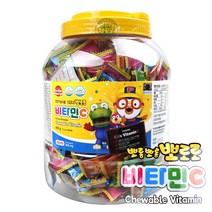 비엠제약 뽀로로 비타민C 500정, 600g, 1ea+장난감랜덤1