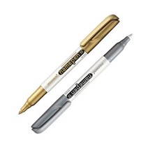 낱개 네임펜 모나미 둥근닙 (금색.은색) M 굵은글씨, 은색