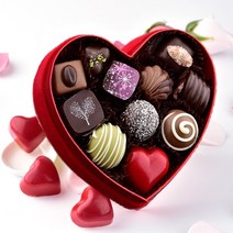 트러플 수제 초콜릿 명품 파베 생초콜릿 선물 세트, 1세트, 더하트 수제초콜릿